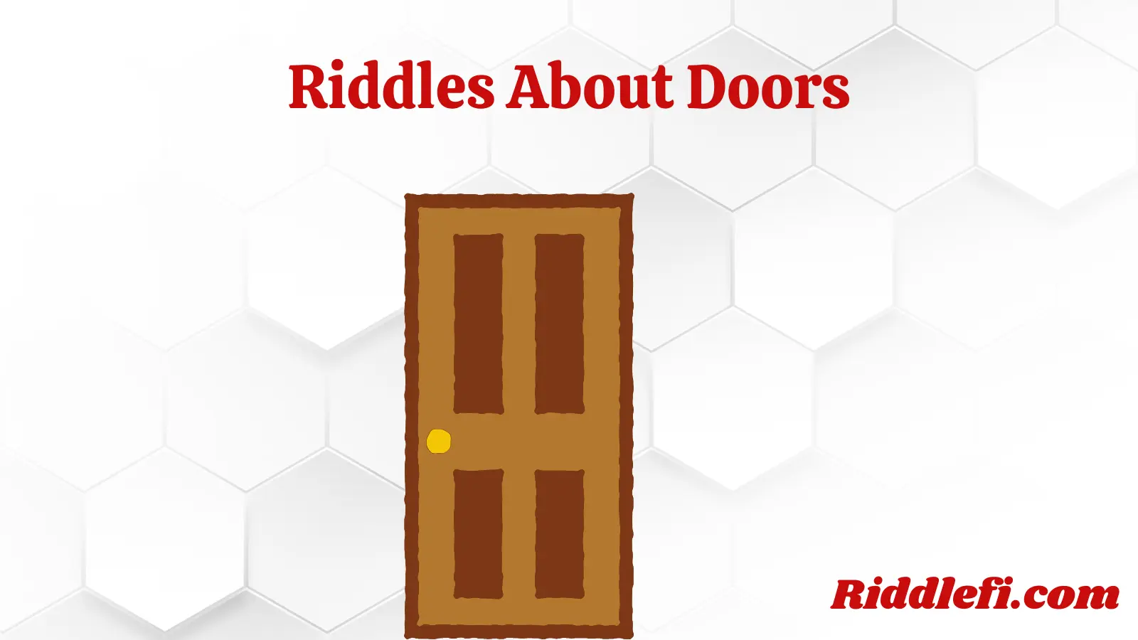 Riddles About Doors