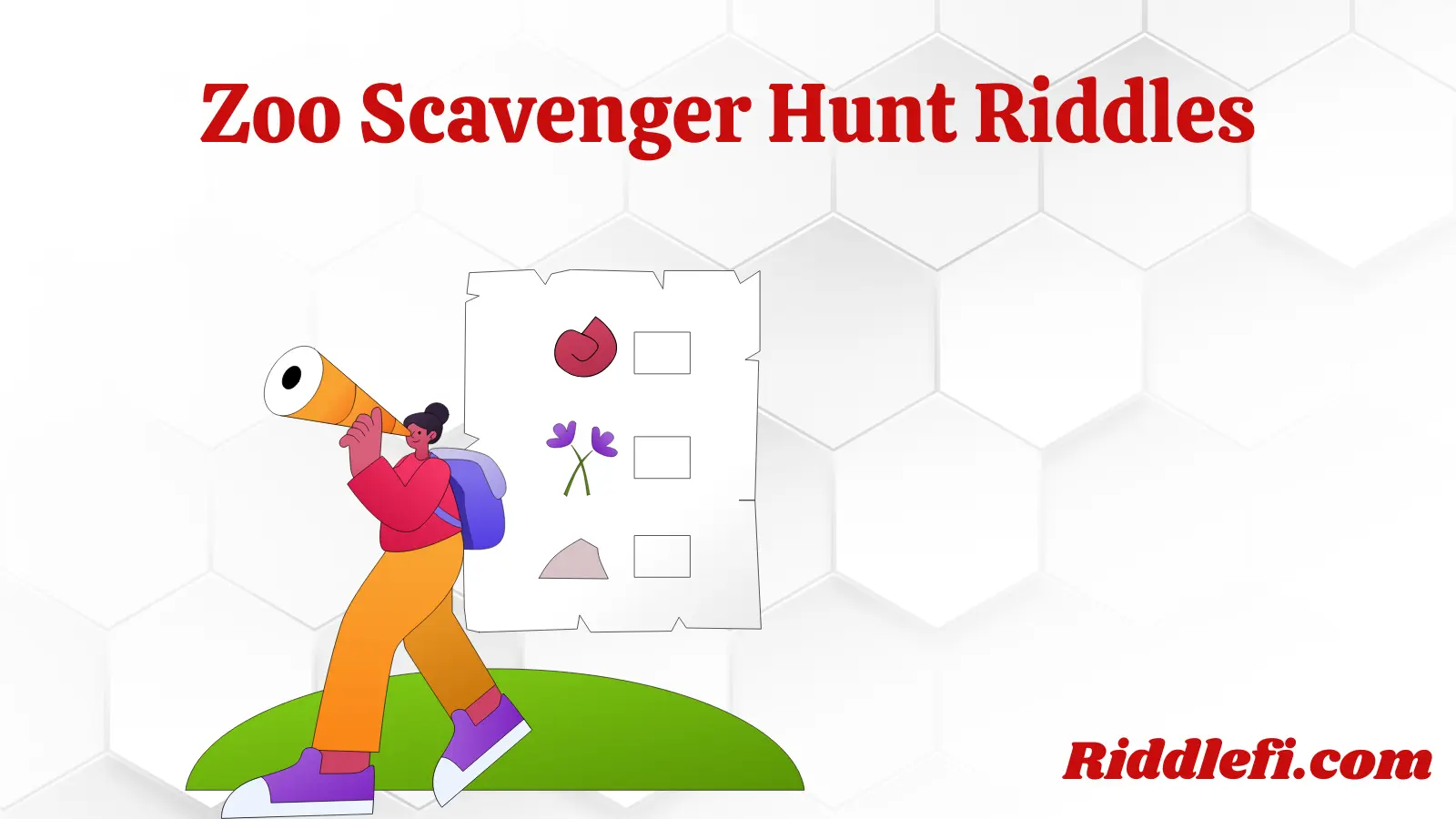Zoo Scavenger Hunt Riddles