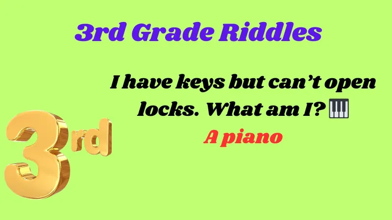 3rd Grade Riddles