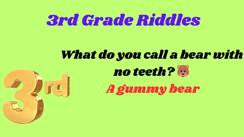 3rd Grade Riddles