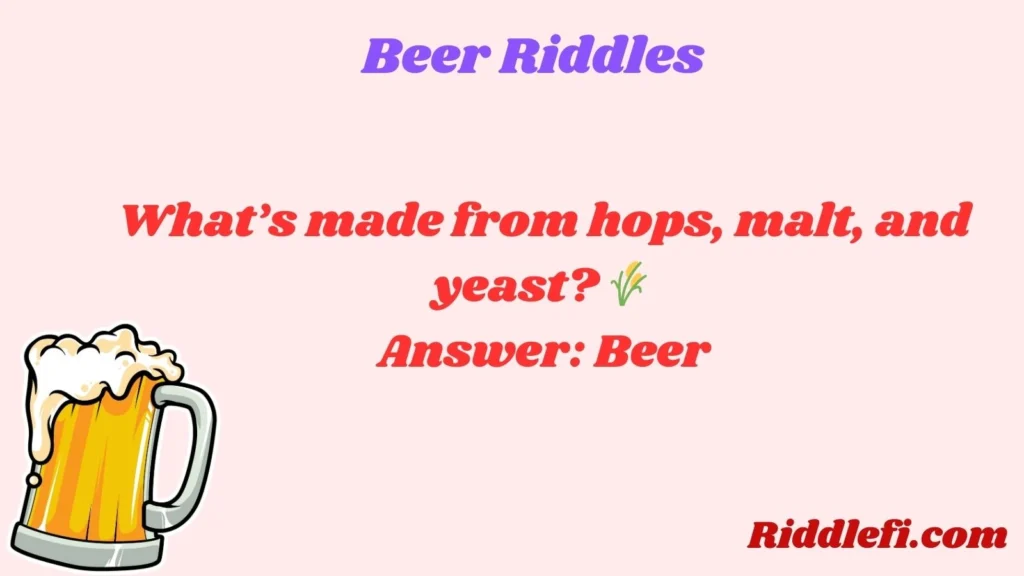 Beer Riddles