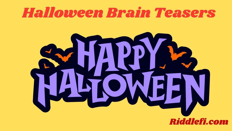 Halloween Brain Teasers