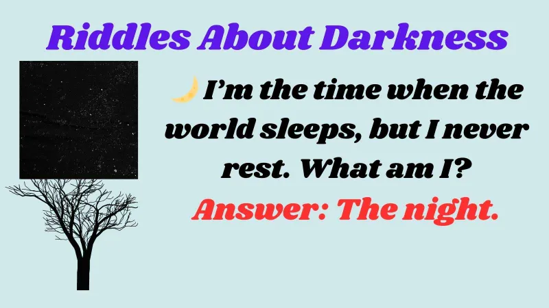 Riddles About Darkness