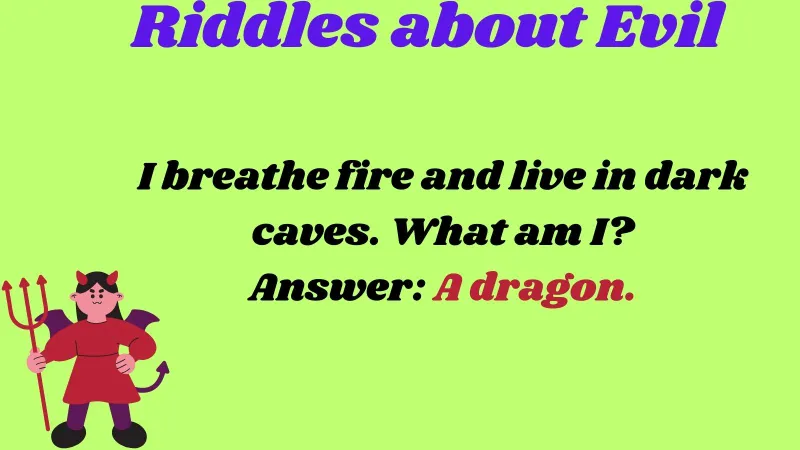 Riddles about Evil