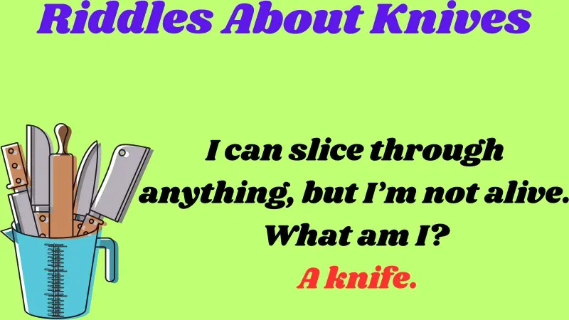 Riddles About Knives