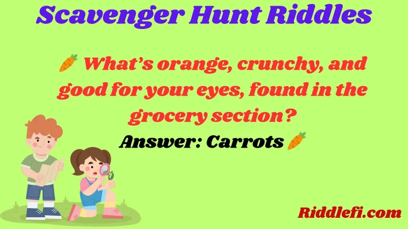 Walmart Scavenger Hunt Riddles