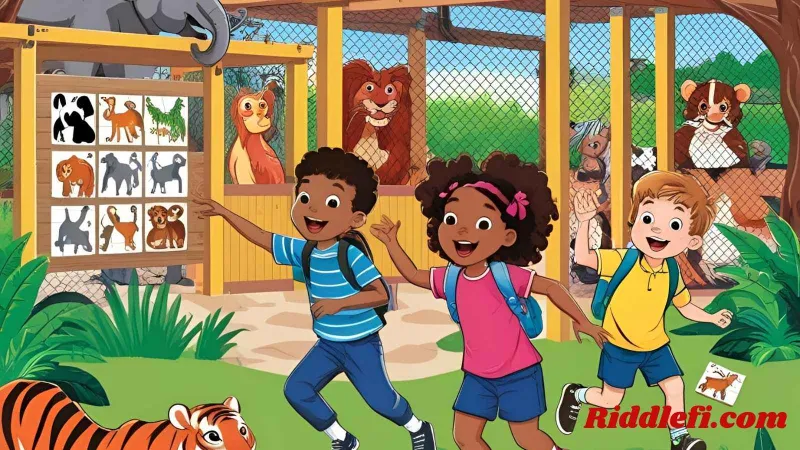 Zoo Scavenger Hunt Puzzles