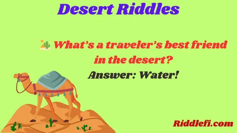 Desert Riddles
