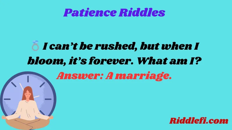 Patience Riddles