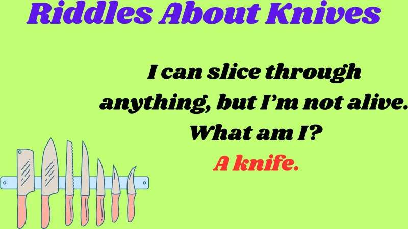 Riddles About Knives