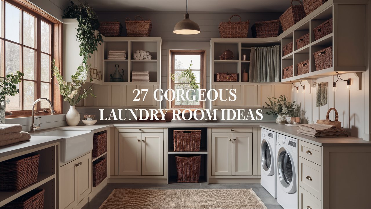 27 Gorgeous Laundry Room Ideas