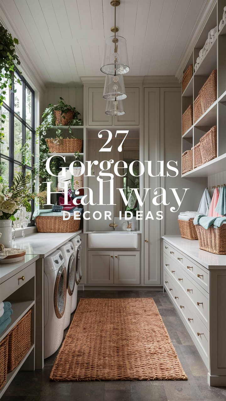 27 Gorgeous Hallway Decor Ideas