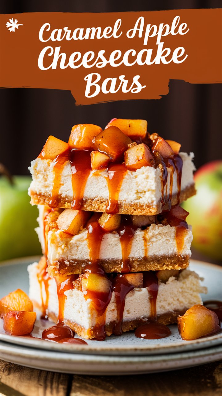 Caramel Apple Cheesecake Bars: The Ultimate Fall Dessert You Can’t Resist