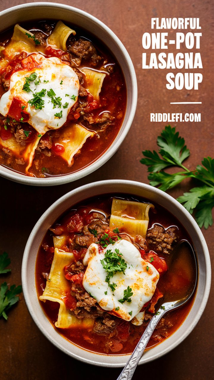 Crockpot Lasagna Soup: The Ultimate Comfort Dinner You’ll Love!