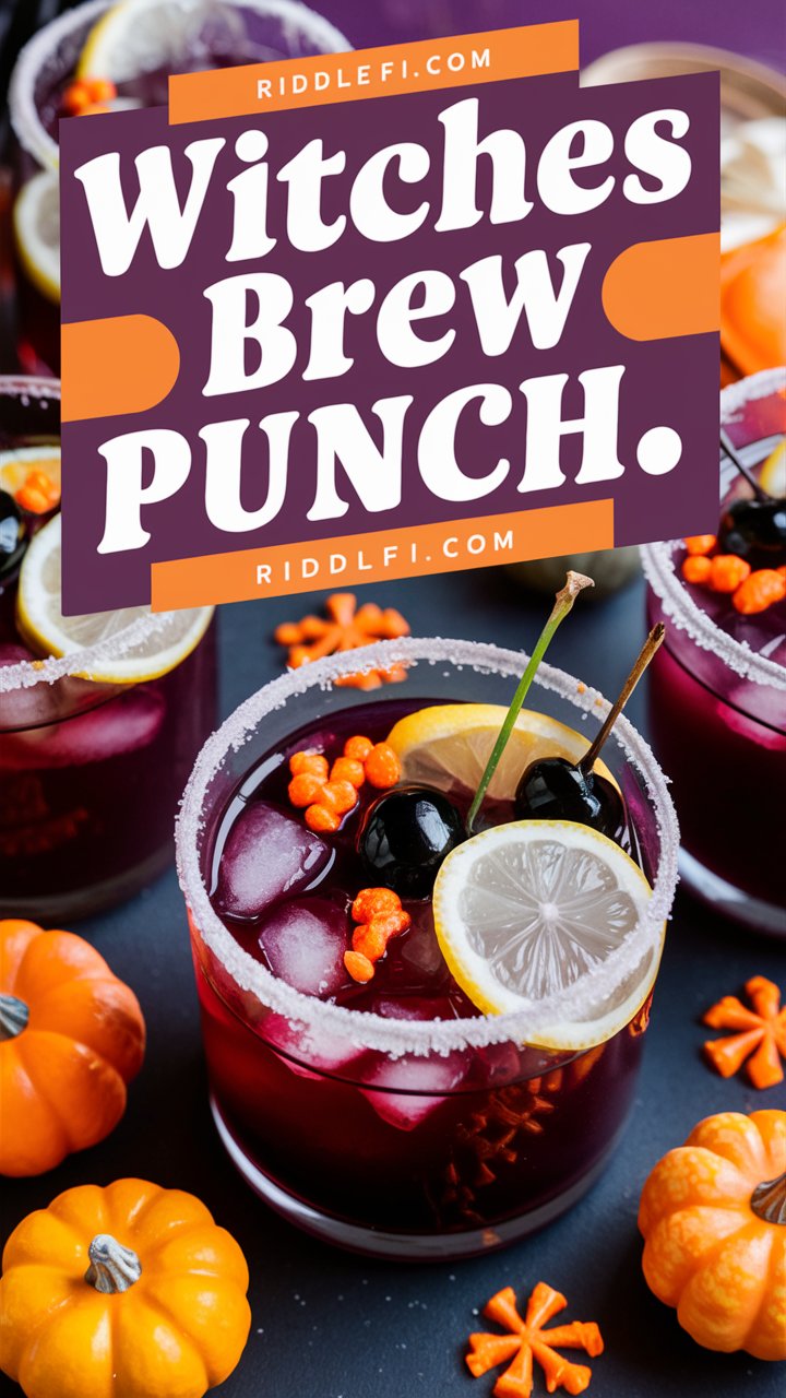 Witch’s Brew Punch: The Ultimate Festive Party Drink for Halloween & Beyond