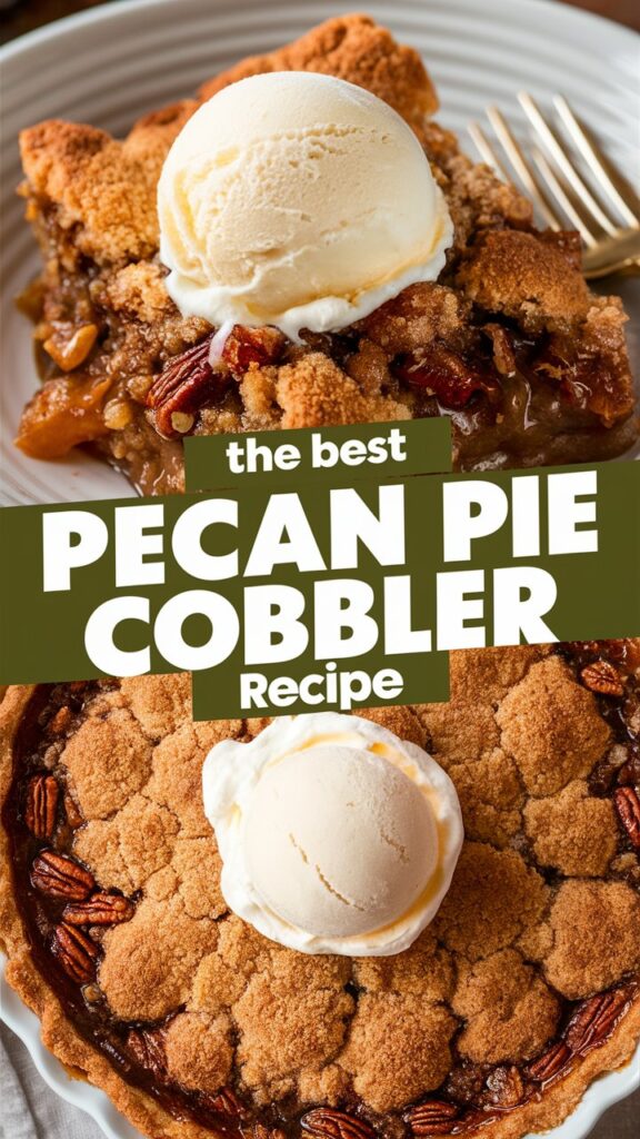 Pecan Pie Cobbler – Gooey Southern Comfort Dessert Made Easy